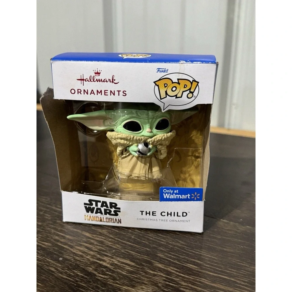 Hallmark 2021‎ Funko Pop Baby Yoda Child Star Wars Walmart Christmas Ornament